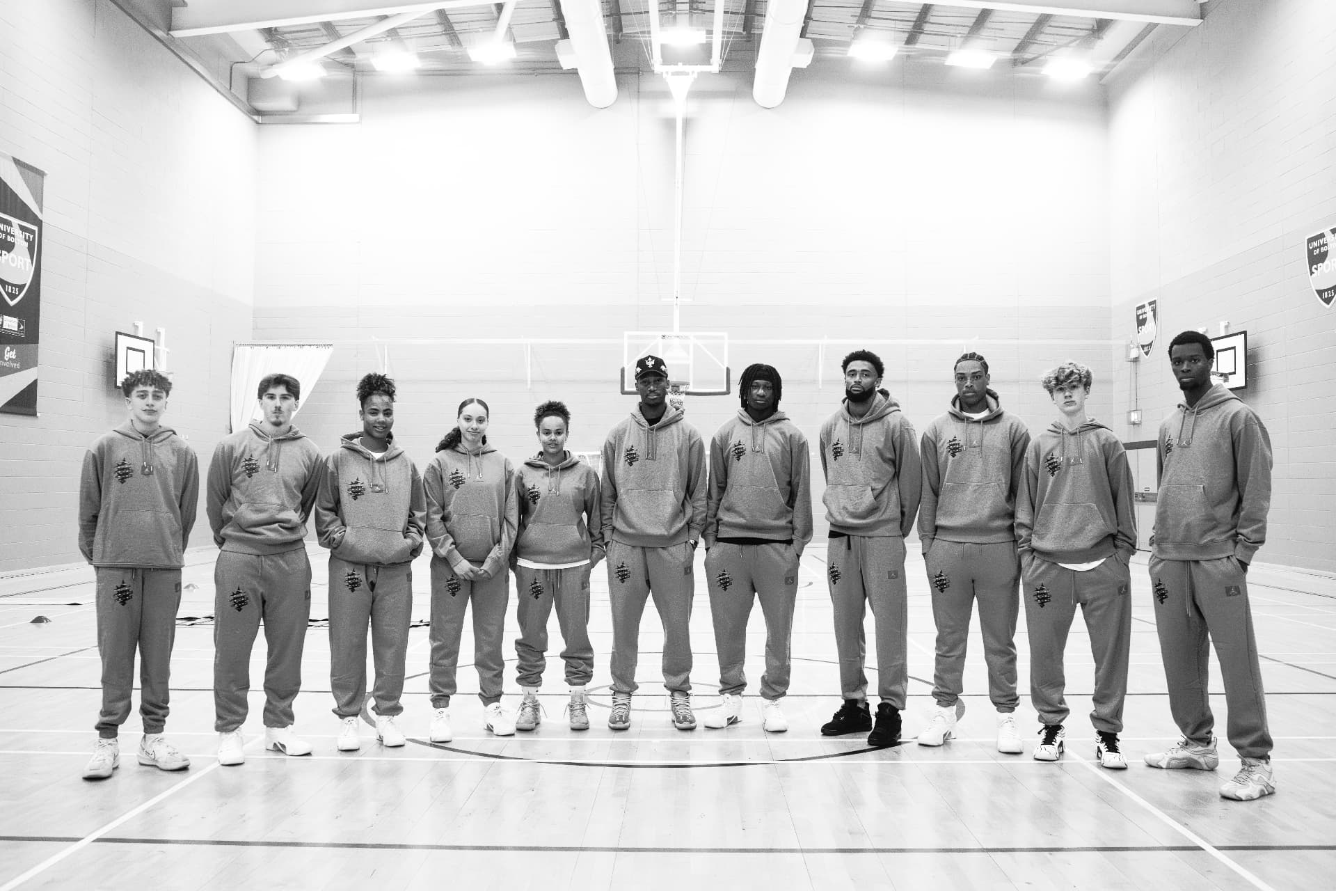 Kofi Josephs leading a Why Not I Workout session with England and Great Britain junior and senior basketball players